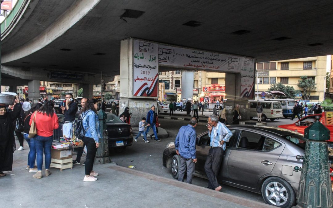 REVEALED: Egyptian police coerce shopkeepers to support pro-referendum campaign