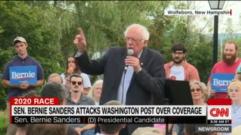 Here’s the Evidence Corporate Media Say Is Missing of WaPo Bias Against Sanders