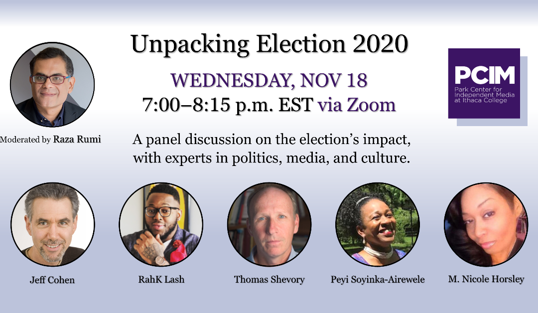 Unpacking Election 2020: A Panel Discussion on Nov 18