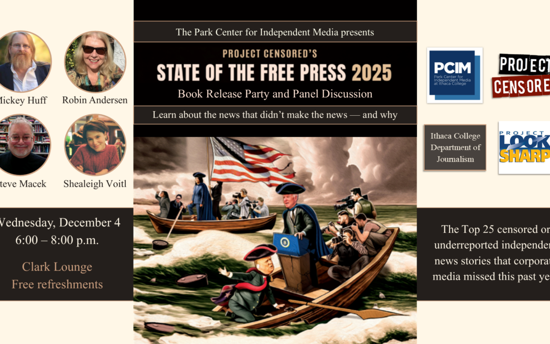 Project Censored’s ‘State of the Free Press 2025’ Book Release Party and Panel Discussion