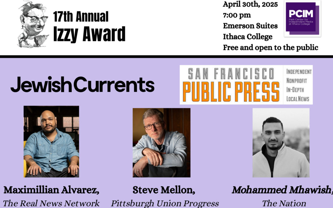 Winners to Attend the 17th Annual Izzy Award Celebration at Ithaca College